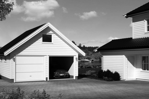 Sorthvittgarasjetest